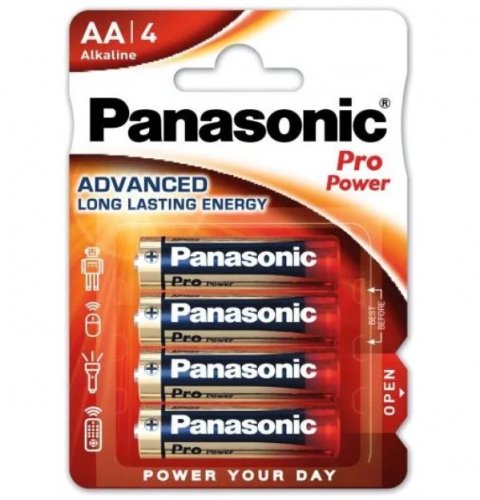 Элемент питания Panasonic LR6 PRO POWER BL*4 (цена за 1 шт.) (батарейка) картинка 